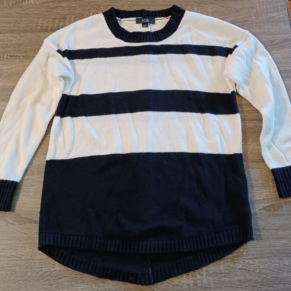 Ladies Long Sleeve Sweater by AGB Crew Neck